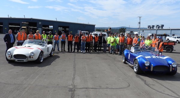Student cars get test run at State Line in Waverly; auction taking place Friday