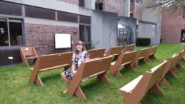 Memorial benches unveiled for scout’s gold award