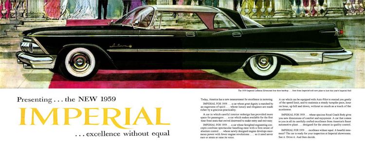 Cars We Remember; Chrysler Imperials: luxury, power and looks