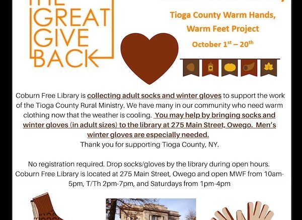 Coburn Free Library gives back