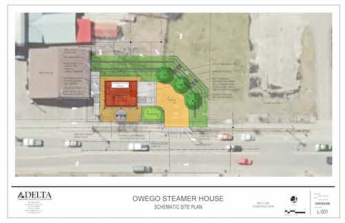Steamer House Site Plans approved