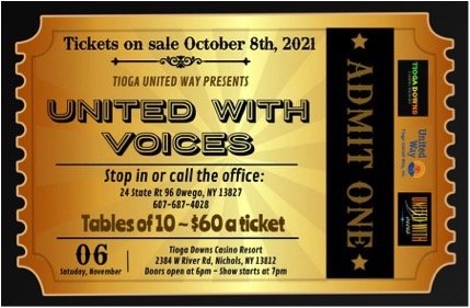 United with Voices tickets are on sale now!