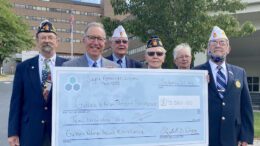 Sayre American Legion Post 283 donates $10,000 to Guthrie’s Veteran Patient Assistance Fund 