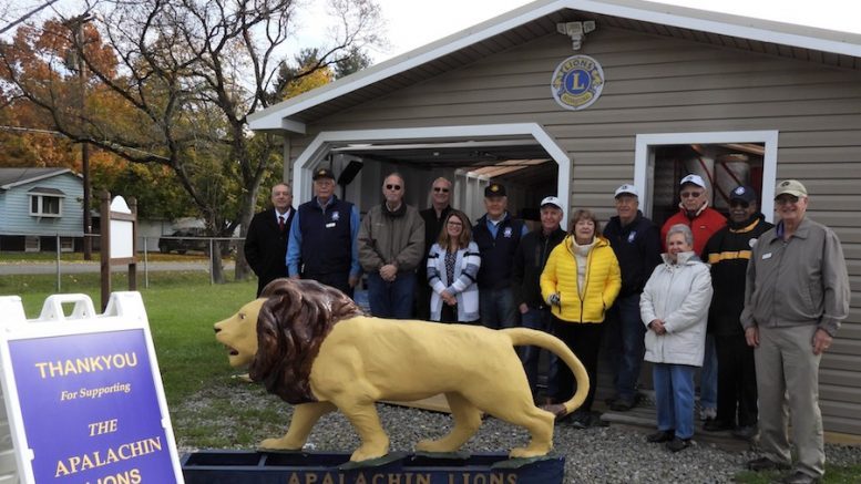Apalachin Lions unveil new storage building