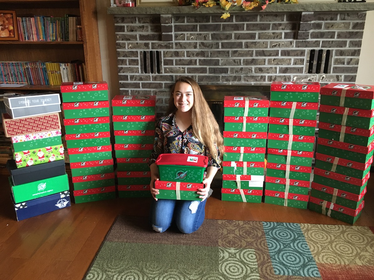 Students at RCCA help spread Christmas cheer