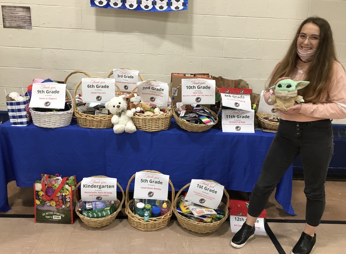 Students at RCCA help spread Christmas cheer