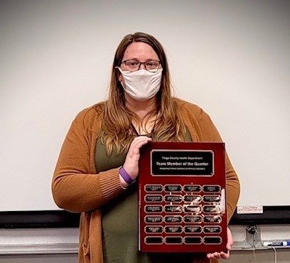 Tioga County Public Health announces their Employee of the Quarter