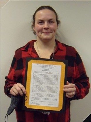 Brandi Wilson named Employee of the 4th Quarter