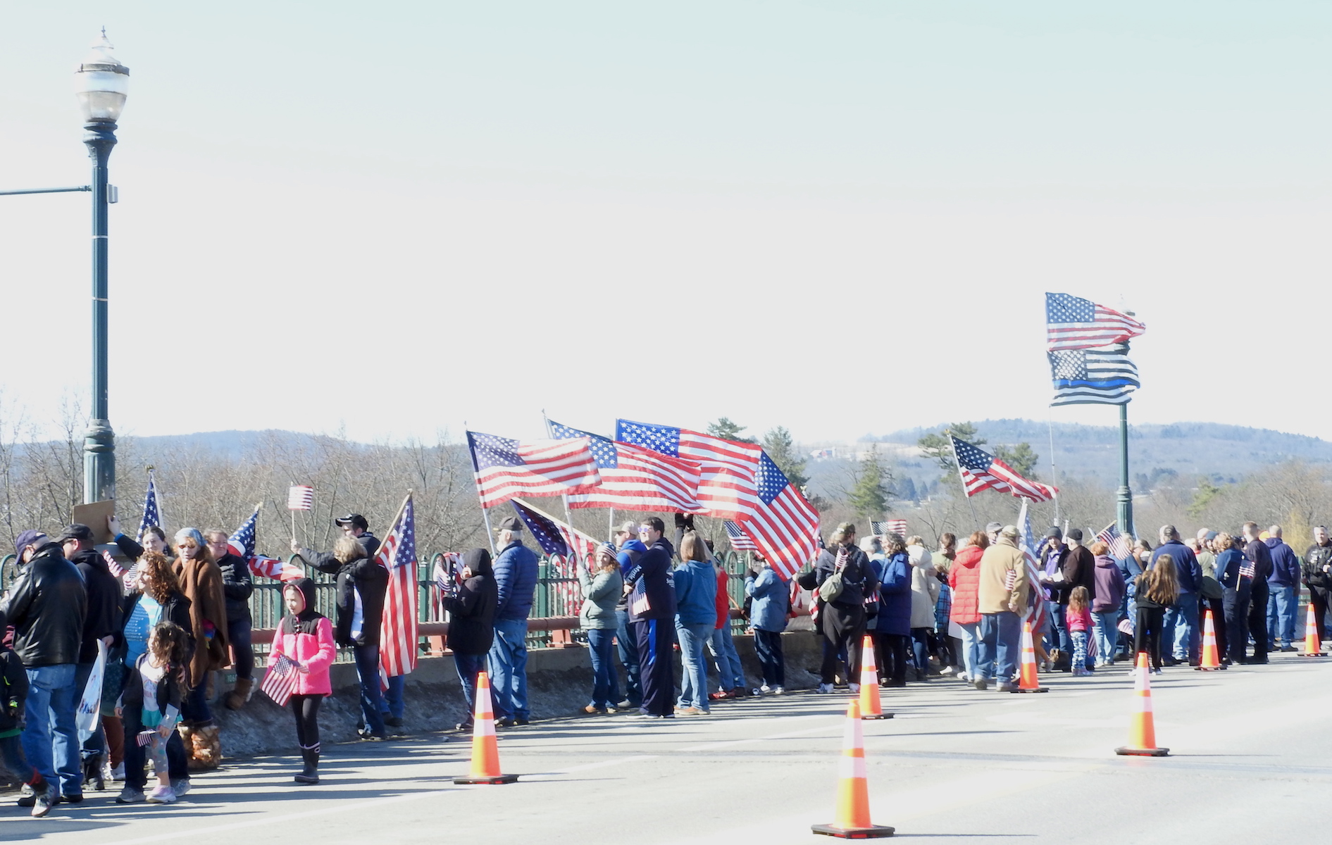 ‘People’s Convoy’ participants roll through Owego