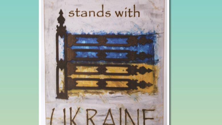 Artist inspired project to support Ukraine