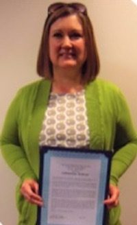 Tioga County Department of Social Services announces Employee of the First Quarter for 2022