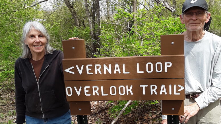 New trail markers installed at Wildwood Reserve