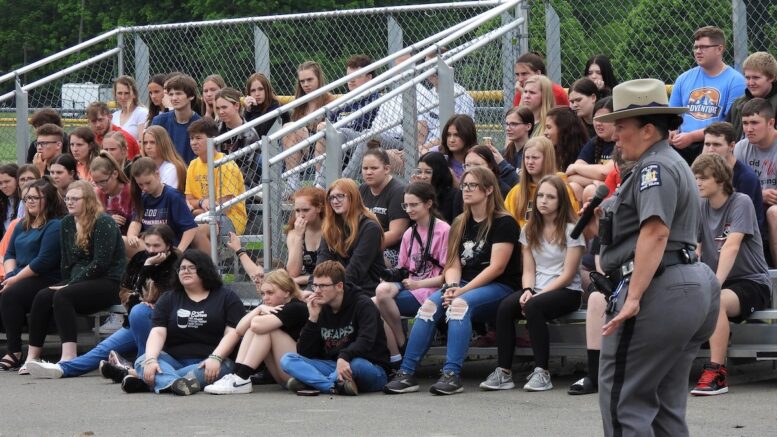 Mock accident held at Tioga Central High School