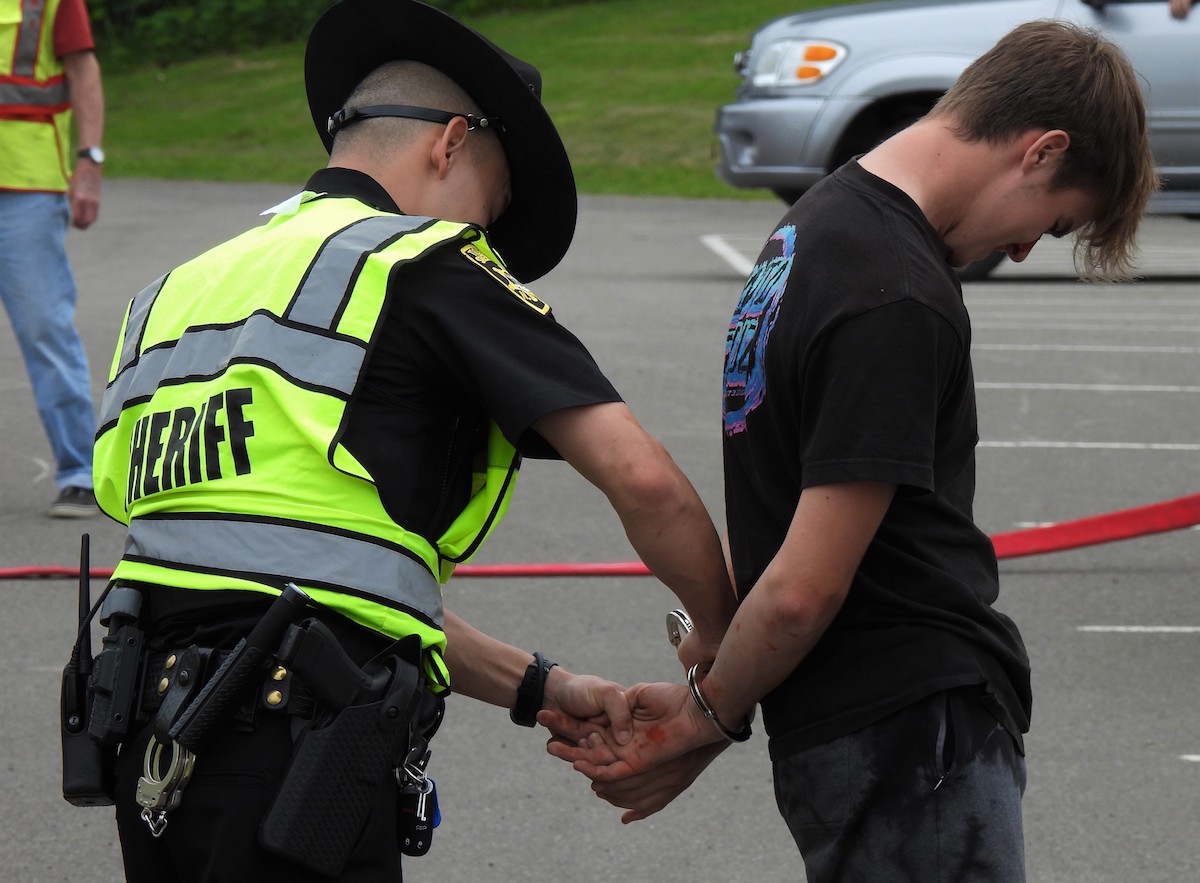 Mock accident held at Tioga Central High School