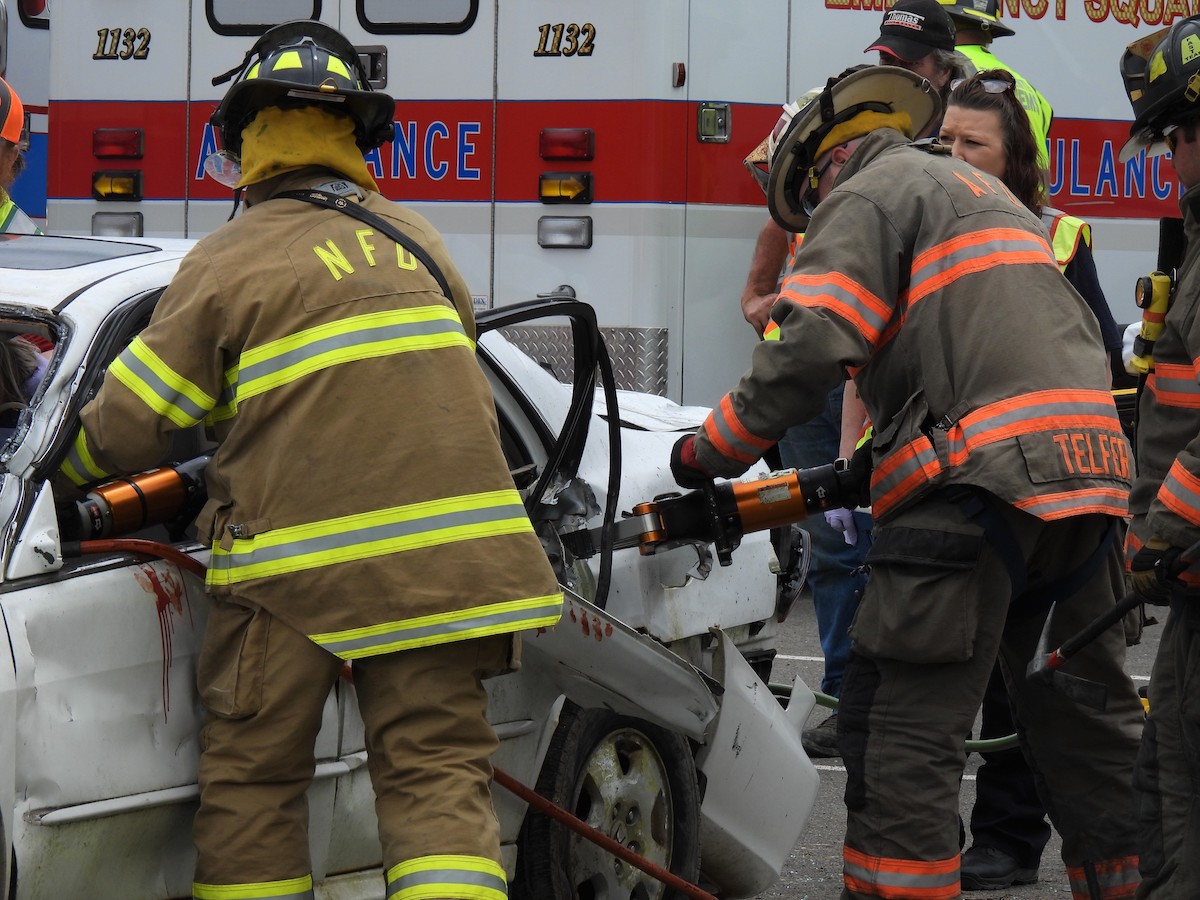 Mock accident held at Tioga Central High School