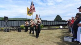 Tioga County Veterans participate in Moving Wall ceremony in Elmira