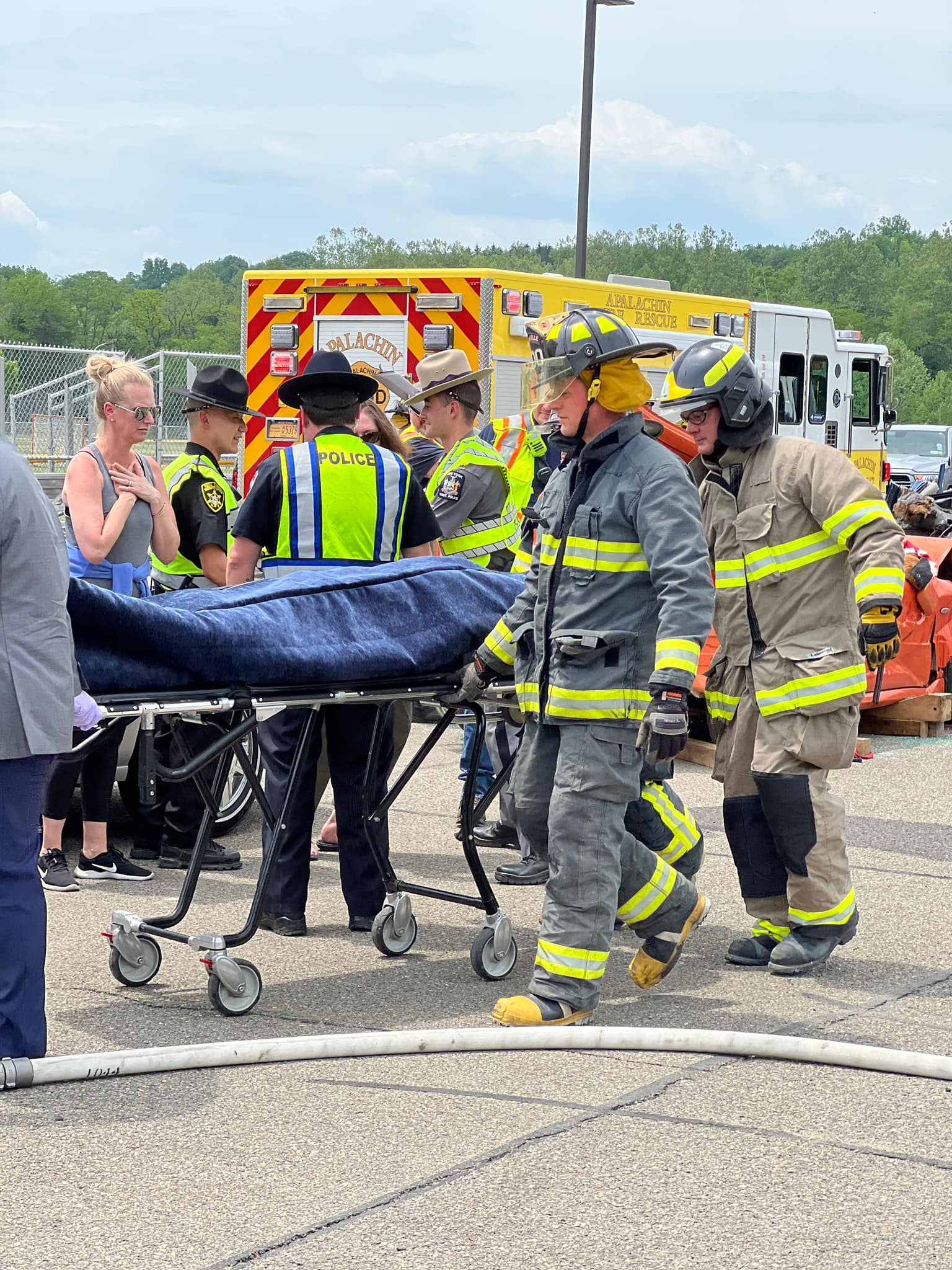 Mock Accident held at OFA