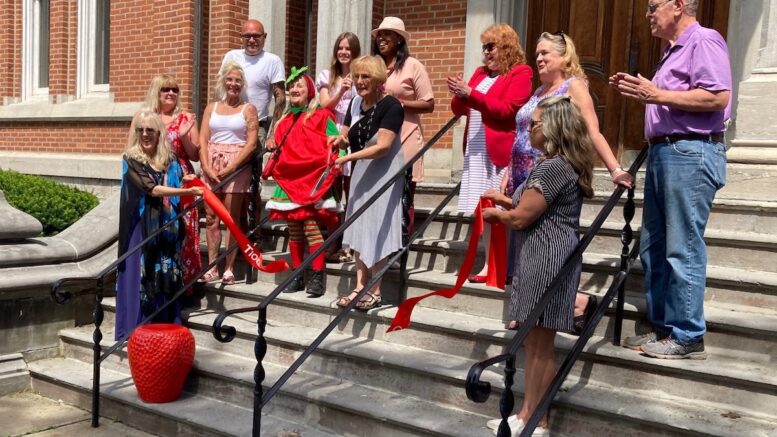 Ribbon Cutting officiates the return of Owego’s Strawberry Festival