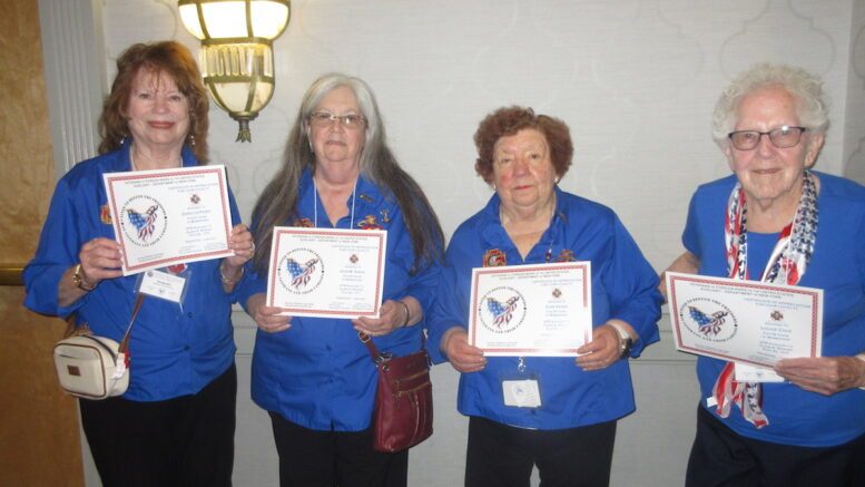 VFW Auxiliary1371 earns awards at convention 