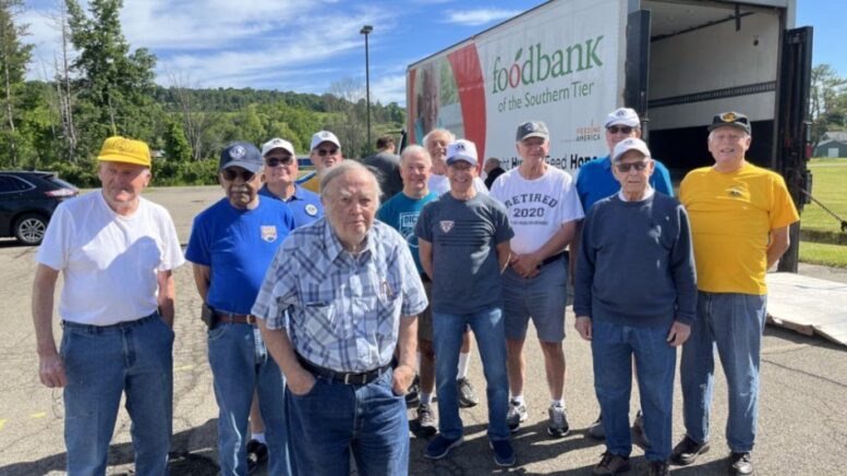 Photo: Apalachin Lions assist Food Band with distribution