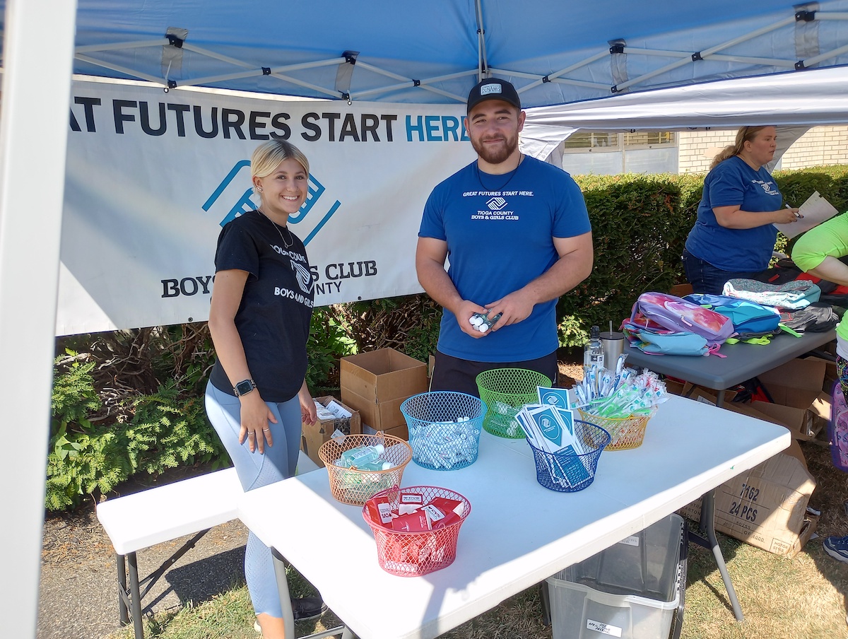 Catholic Charities of Tompkins Tioga and Tioga County Boys and Girls Club hold successful ‘Back to School Party’