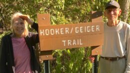 Photo: Hooker / Geiger trail sign installed