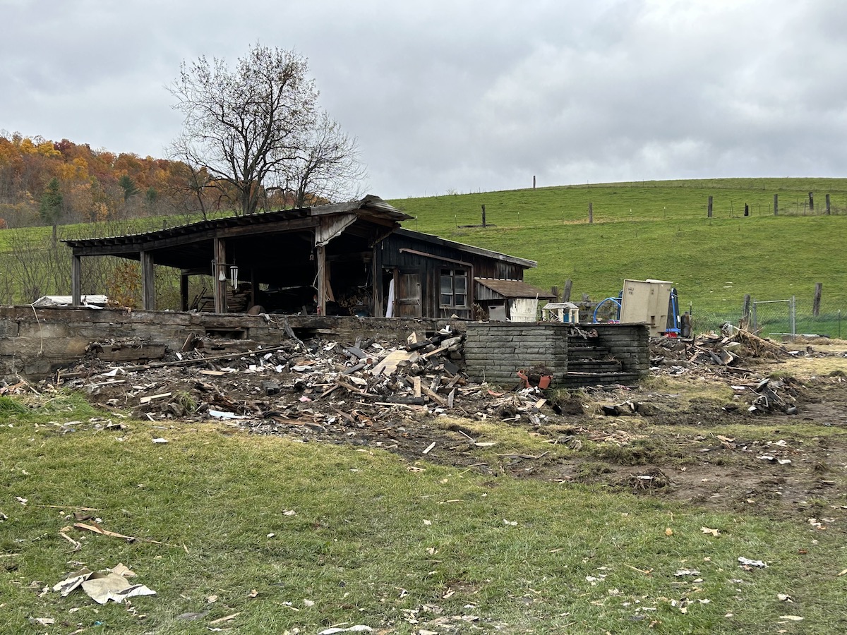 Cleaning up; Rudin Family receives outpouring of support following fire at Gaskill Road farm