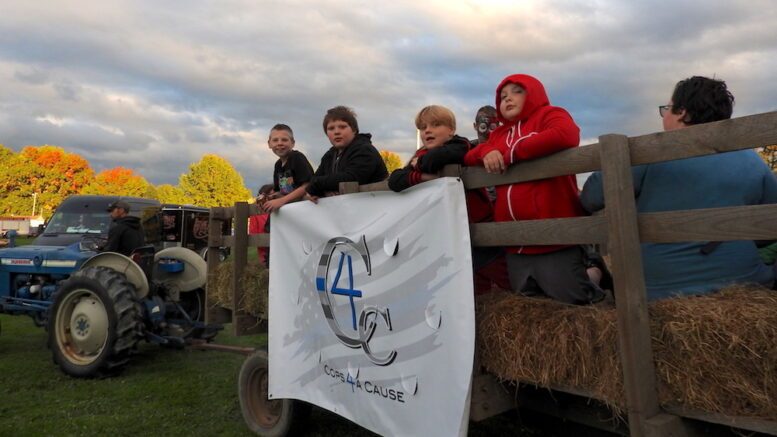 Bonfire keeps the chill off during Village Appreciation Night; Fireworks cap off free annual event