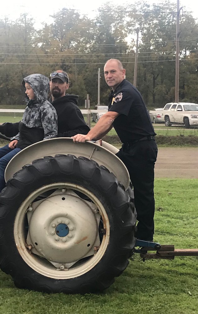 Bonfire keeps the chill off during Village Appreciation Night; Fireworks cap off free annual event