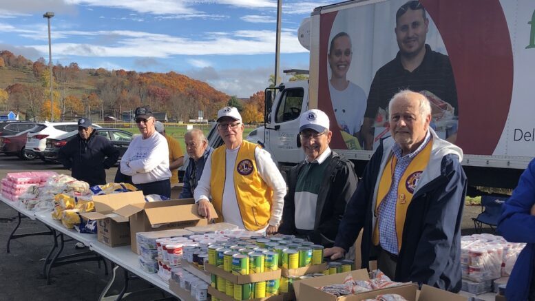 Photo: Apalachin Lions hold successful mobile food pantry; next date set for November 30