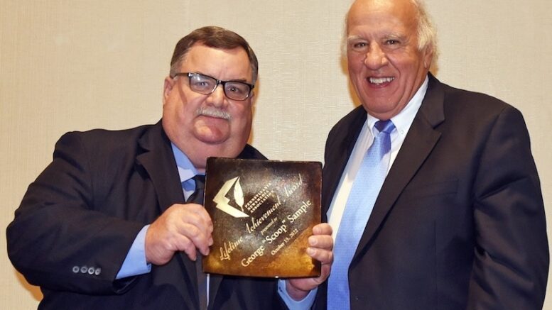 Familiar newspaperman receives ‘honor of a lifetime’