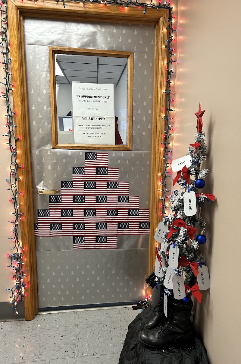 Door decorating contest boosts holiday spirits and employee morale