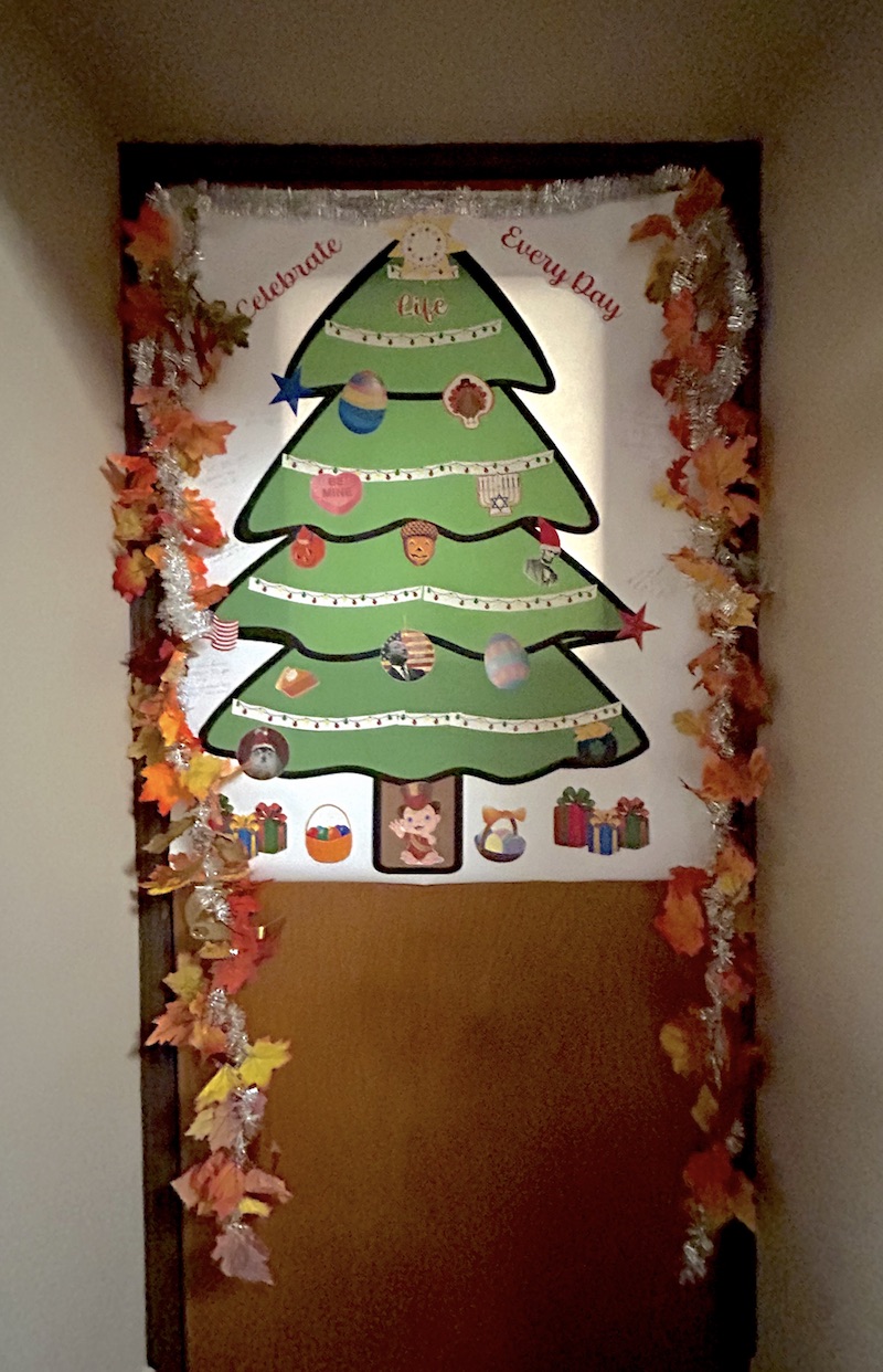 Door decorating contest boosts holiday spirits and employee morale