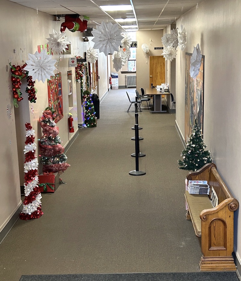 Door decorating contest boosts holiday spirits and employee morale