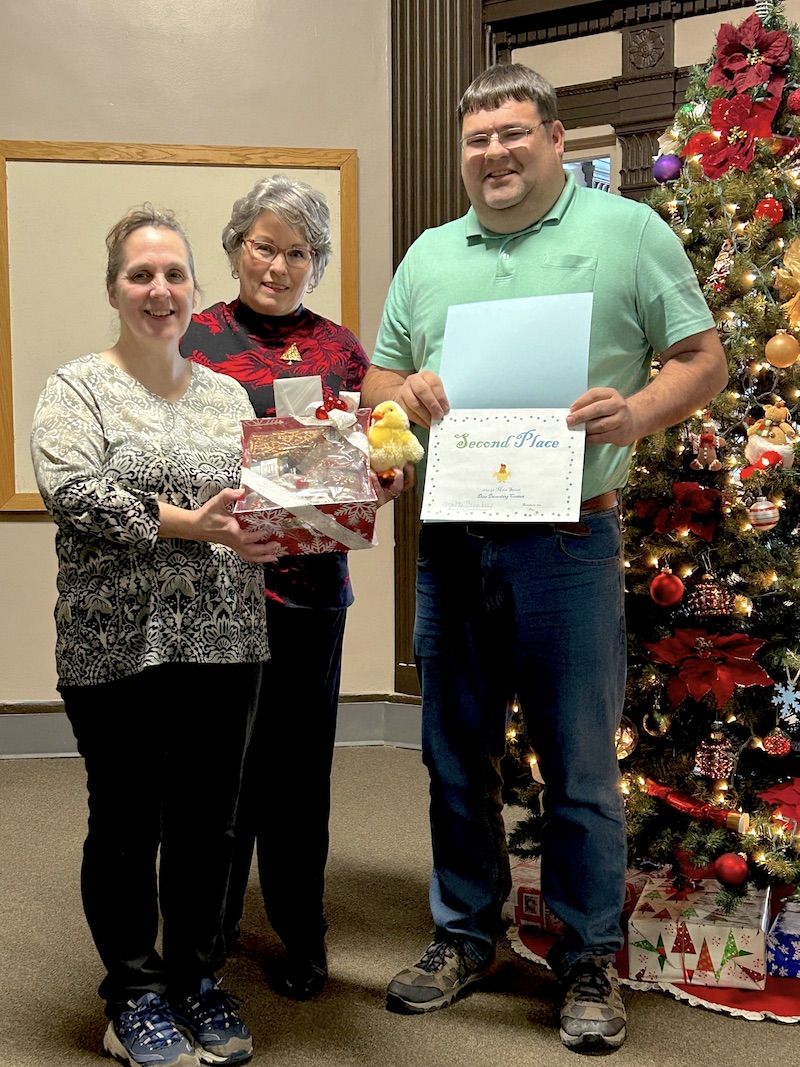 Door decorating contest boosts holiday spirits and employee morale