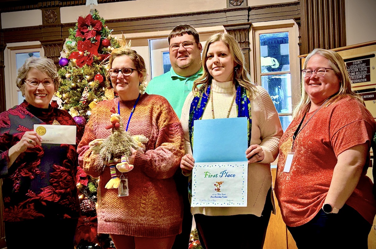 Door decorating contest boosts holiday spirits and employee morale