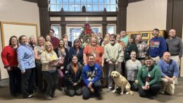 Door decorating contest boosts holiday spirits and employee morale