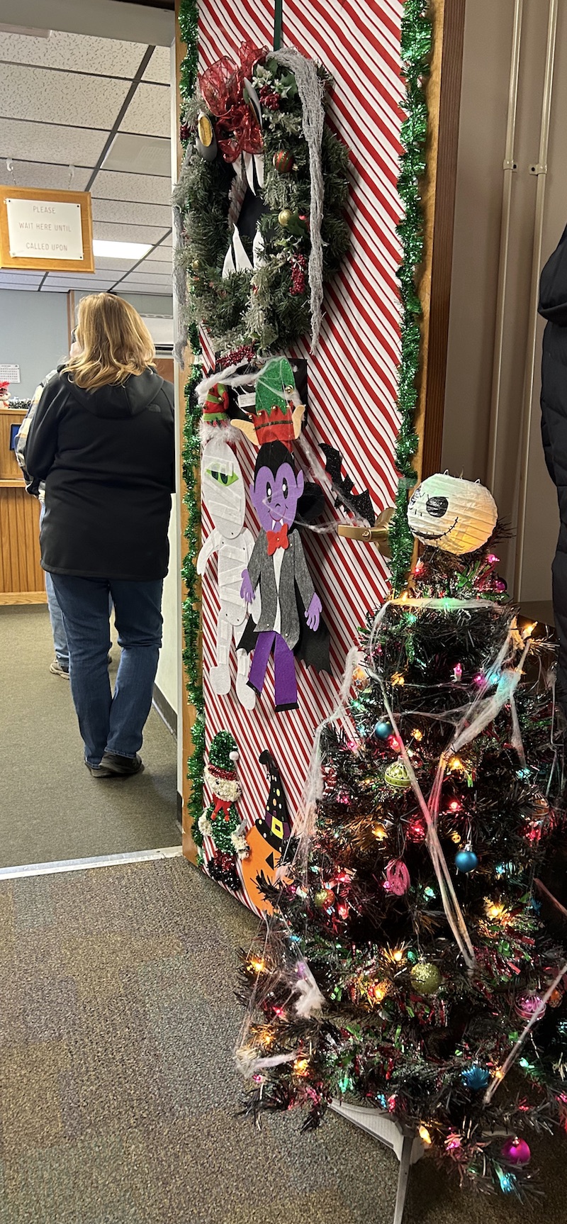 Door decorating contest boosts holiday spirits and employee morale
