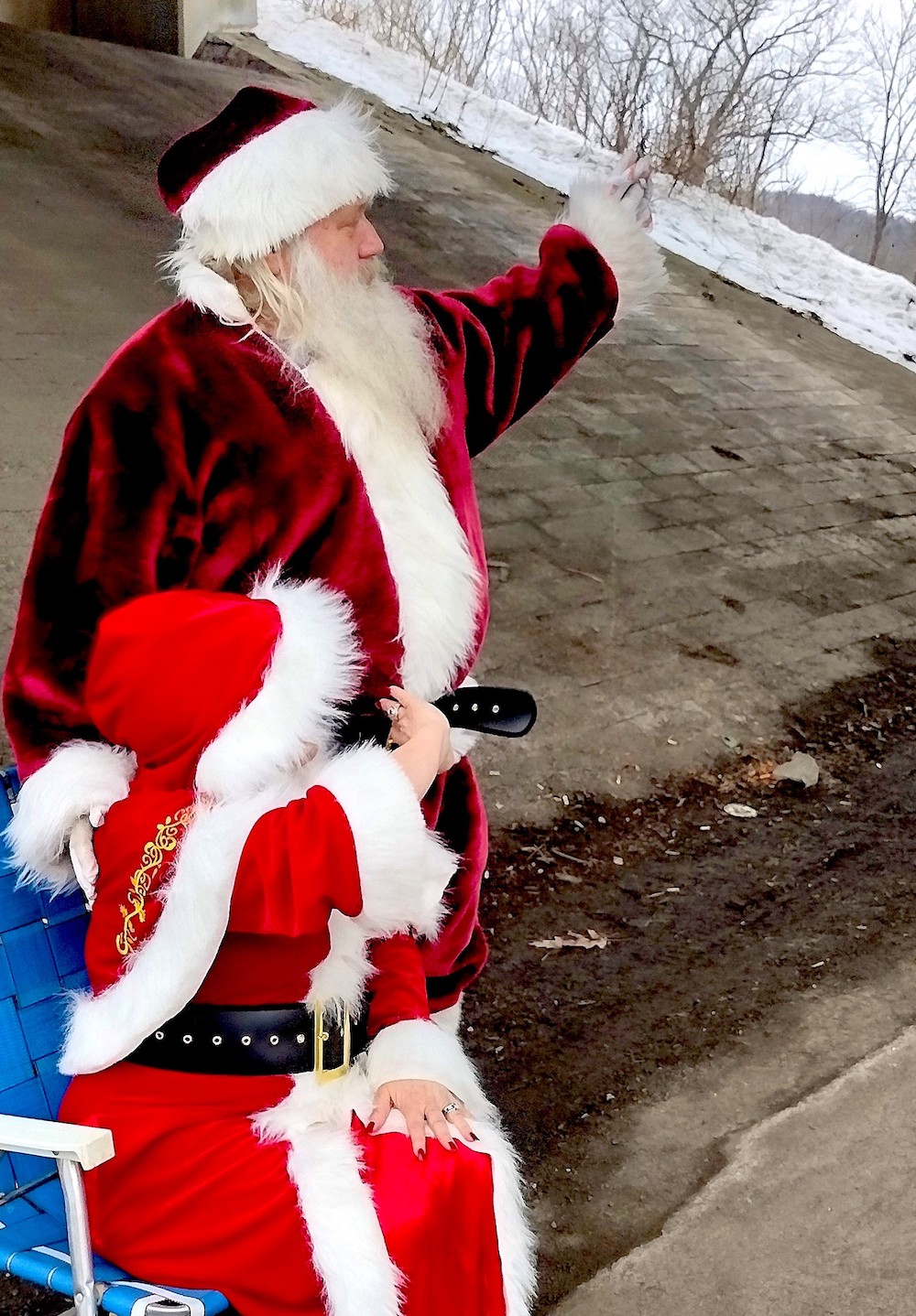 Highway Santa spreads cheer!