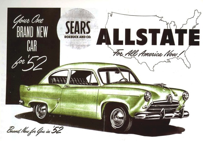 Collector Car Corner/Cars We Remember; Car company history, 1950s styling and the Sears Allstate