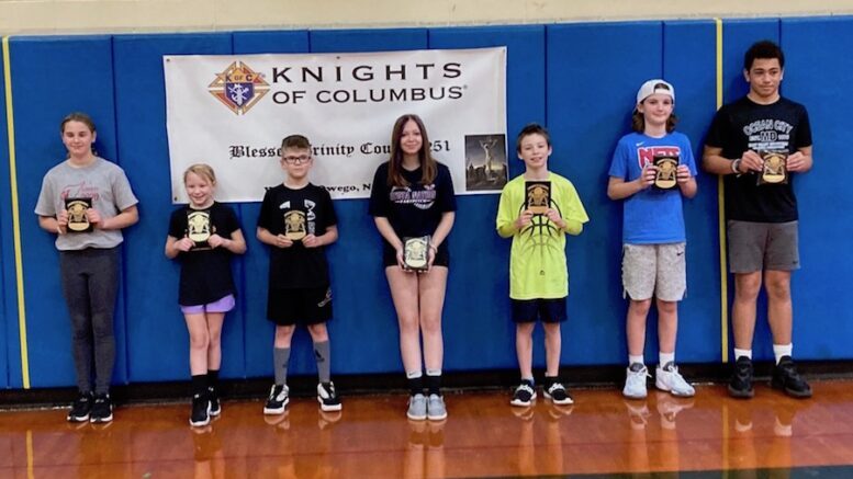 Tioga County Knights of Columbus Crown Free Throw Champions