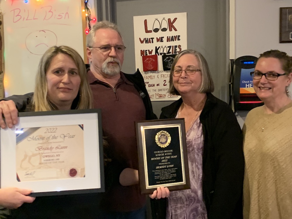 Brandy Lunn awarded ‘Moose of the Year’ for 2022 Owego Pennysaver Press