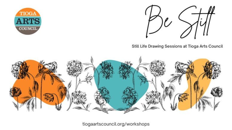 Be Still: Still Life Drawing Session at TAC on April 20