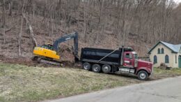 Work begins on Evergreen Chapel Parking Lot