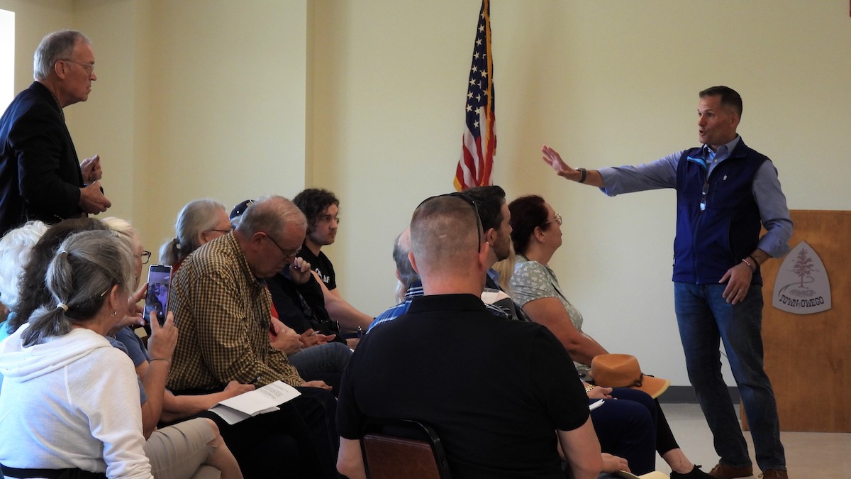Molinaro holds Town Hall in Tioga County Owego Pennysaver Press