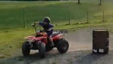 New feature at this year’s fair; the ATV and Dirt Bike Rodeo