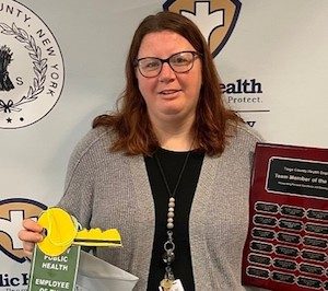 Tioga County Public Health announces their Employee of the Second Quarter 