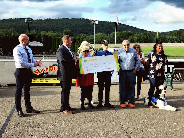 Tioga Downs Casino Resort supports Southern Tier Veterans with generous donation