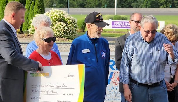 Tioga Downs Casino Resort supports Southern Tier Veterans with generous donation