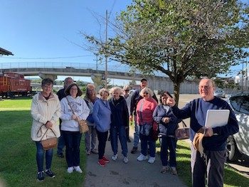 Walking tour of downtown Sayre